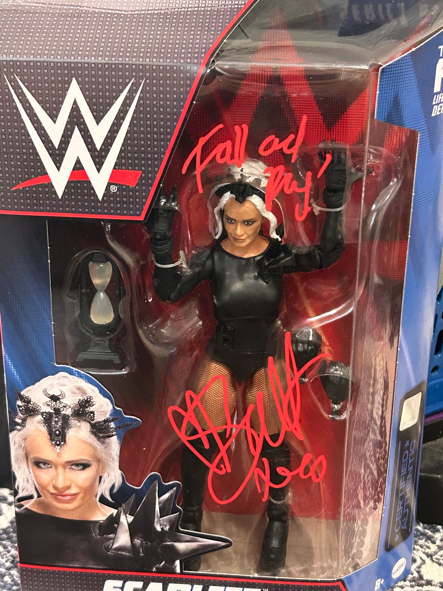 + Scarlett SIGNED WWE Mattel Elite Series 92 Action Figure (Comes w/COA)