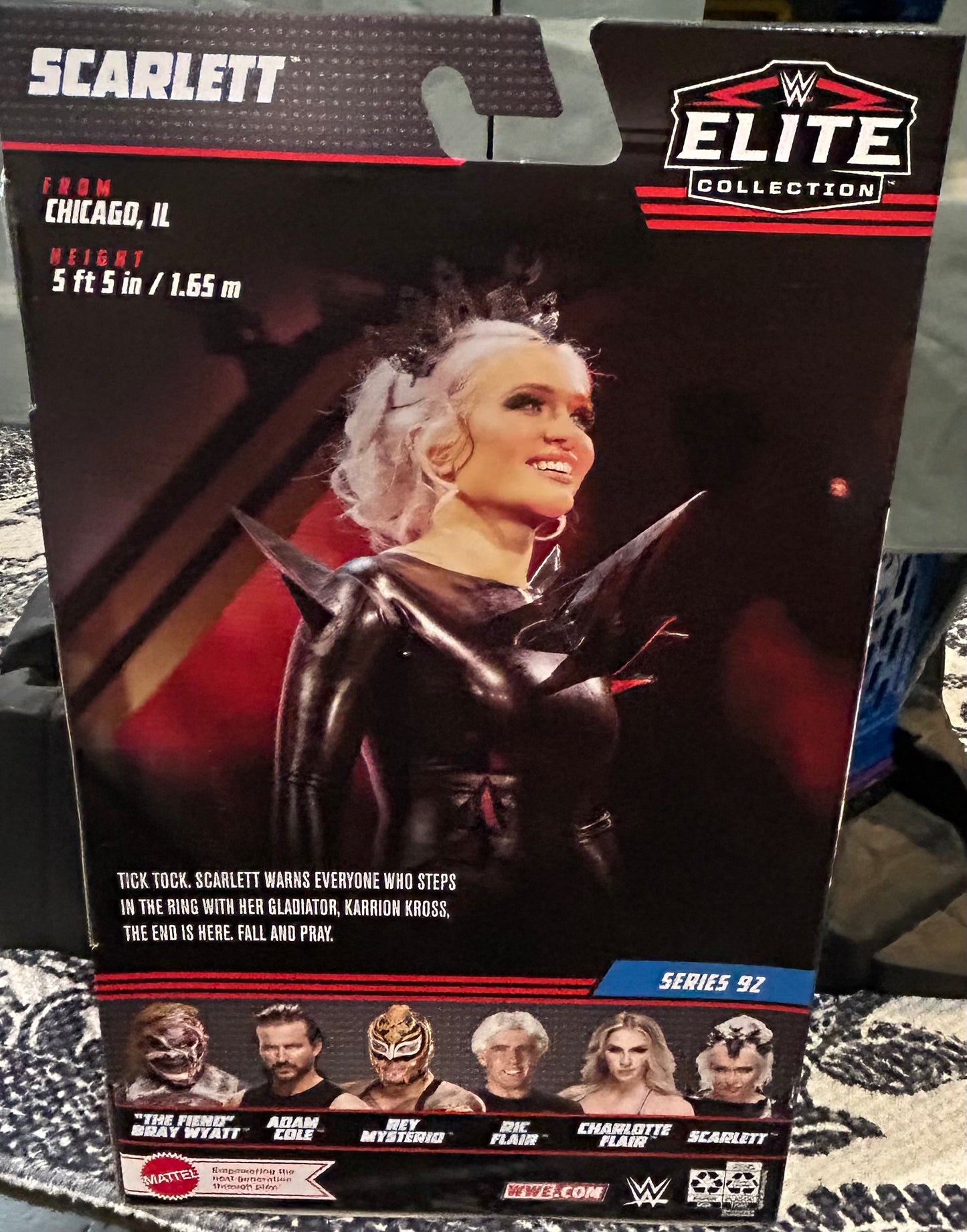 + Scarlett SIGNED WWE Mattel Elite Series 92 Action Figure (Comes w/COA)