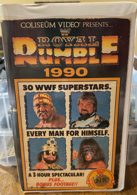*  WWF WWE Royal Rumble 1990 Official VHS (Coliseum Video)