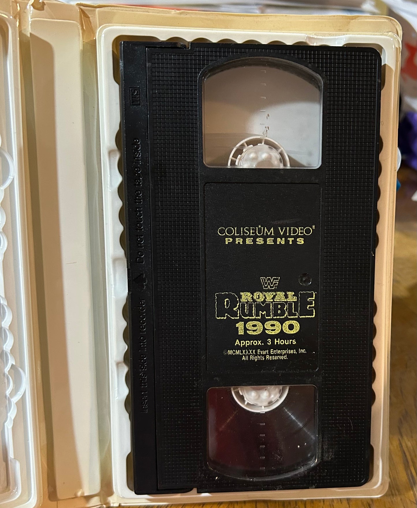 *  WWF WWE Royal Rumble 1990 Official VHS (Coliseum Video)