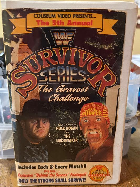 *  WWF WWE Survivor Series 1991 Official VHS (Coliseum Video)