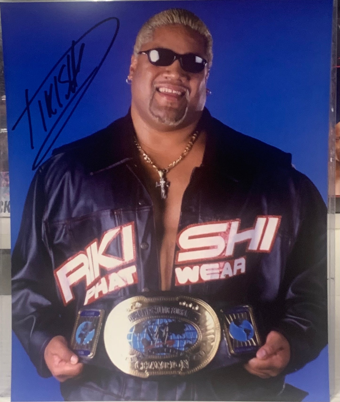 Rikishi WWE Signed 8x10 Color Photo (Comes w/COA)