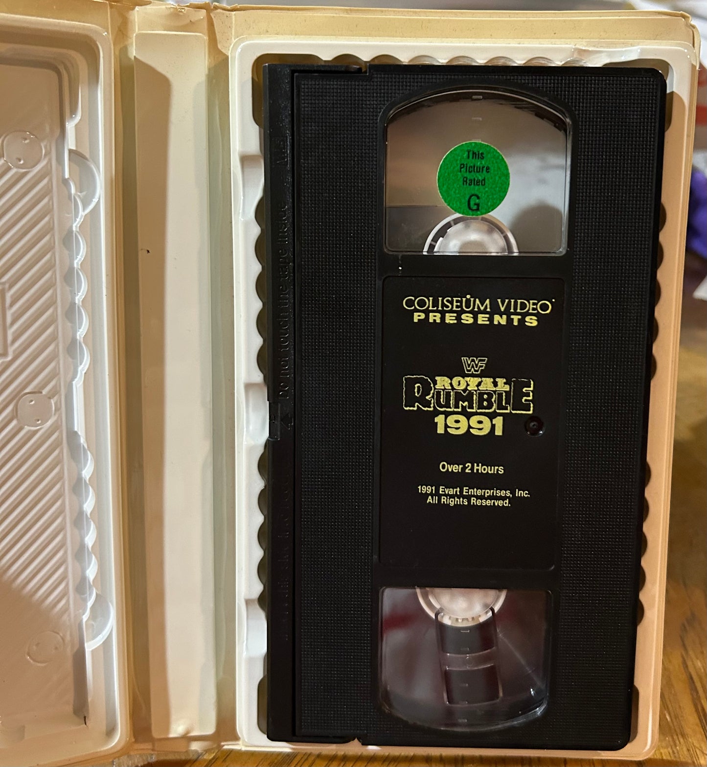 *  WWF WWE Royal Rumble 1991 Official VHS (Coliseum Video)
