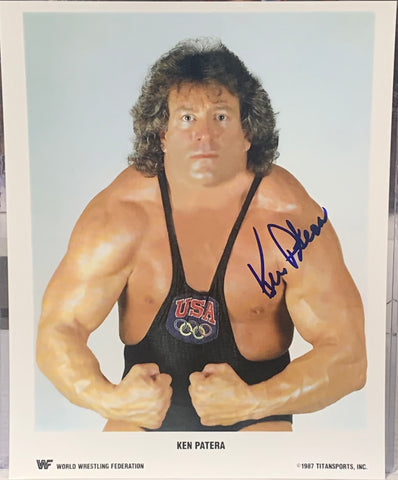 Ken Patera WWE Signed 8x10 Color Photo (Comes w/COA)