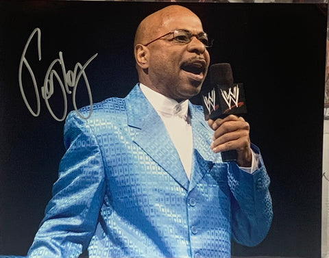 Teddy Long WWE Signed 8x10 Color Photo (Comes w/COA)