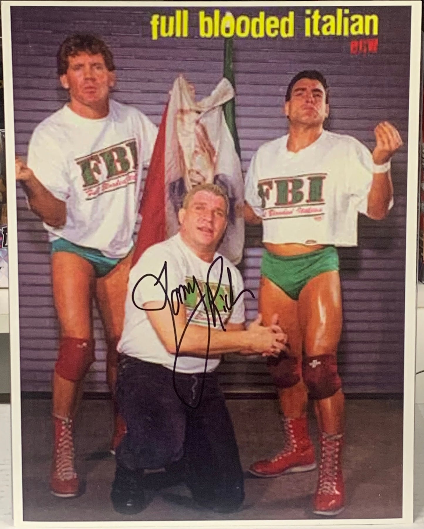 Tommy Rich Signed 8 1/2x11 Photo (PHOTO NOT CLEAR)
