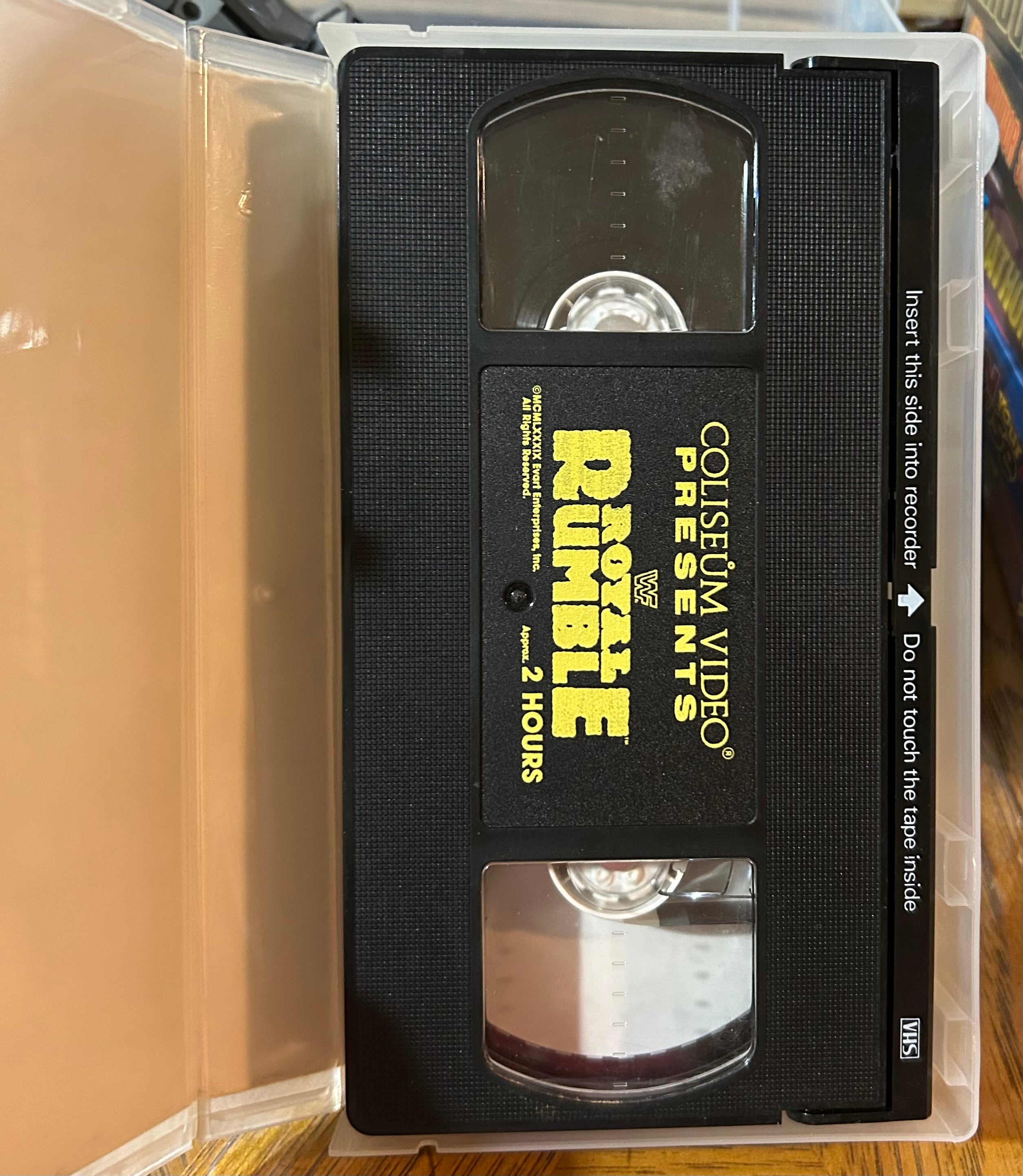 WWF WWE “Royal Rumble 1989” VHS (Coliseum Video) – The Wrestling