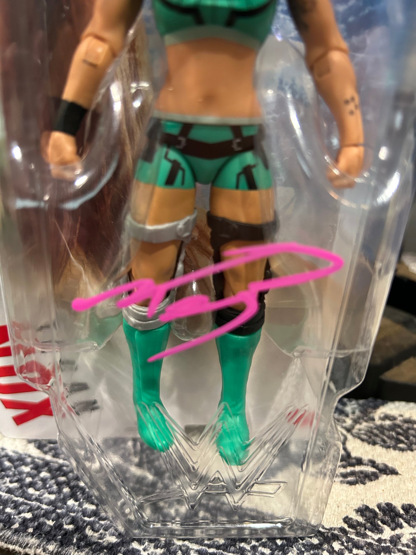 + Tegan Nox SIGNED WWE Action Figure Series 115 (Comes w/COA)