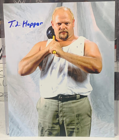 TL Hopper WWE Signed 8x10 Color Photo (Comes w/COA)