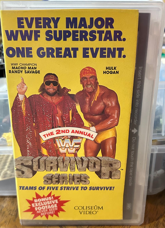 WWF WWE “2nd Annual Survivor Series” VHS (Coliseum Video)