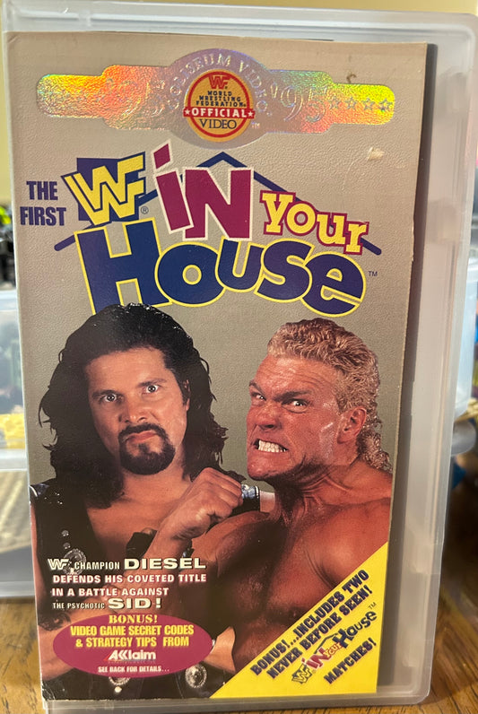 WWF WWE “1st In Your House”  VHS (Coliseum Video)