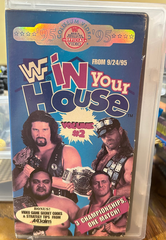 WWF WWE “In Your House Vol 2” VHS (Coliseum Video)