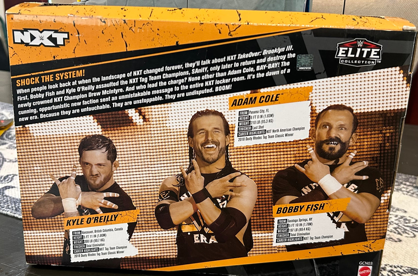 + Undisputed Era WWE Mattel Exclusive 3-pack Elite Action Figures (Hard To Find)