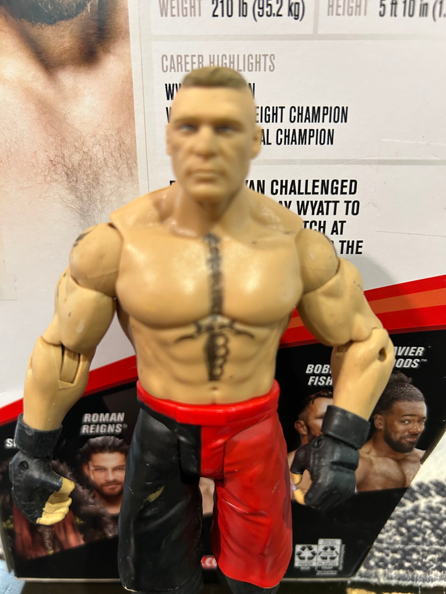 + Brock Lesnar WWE Mattel Action Figure