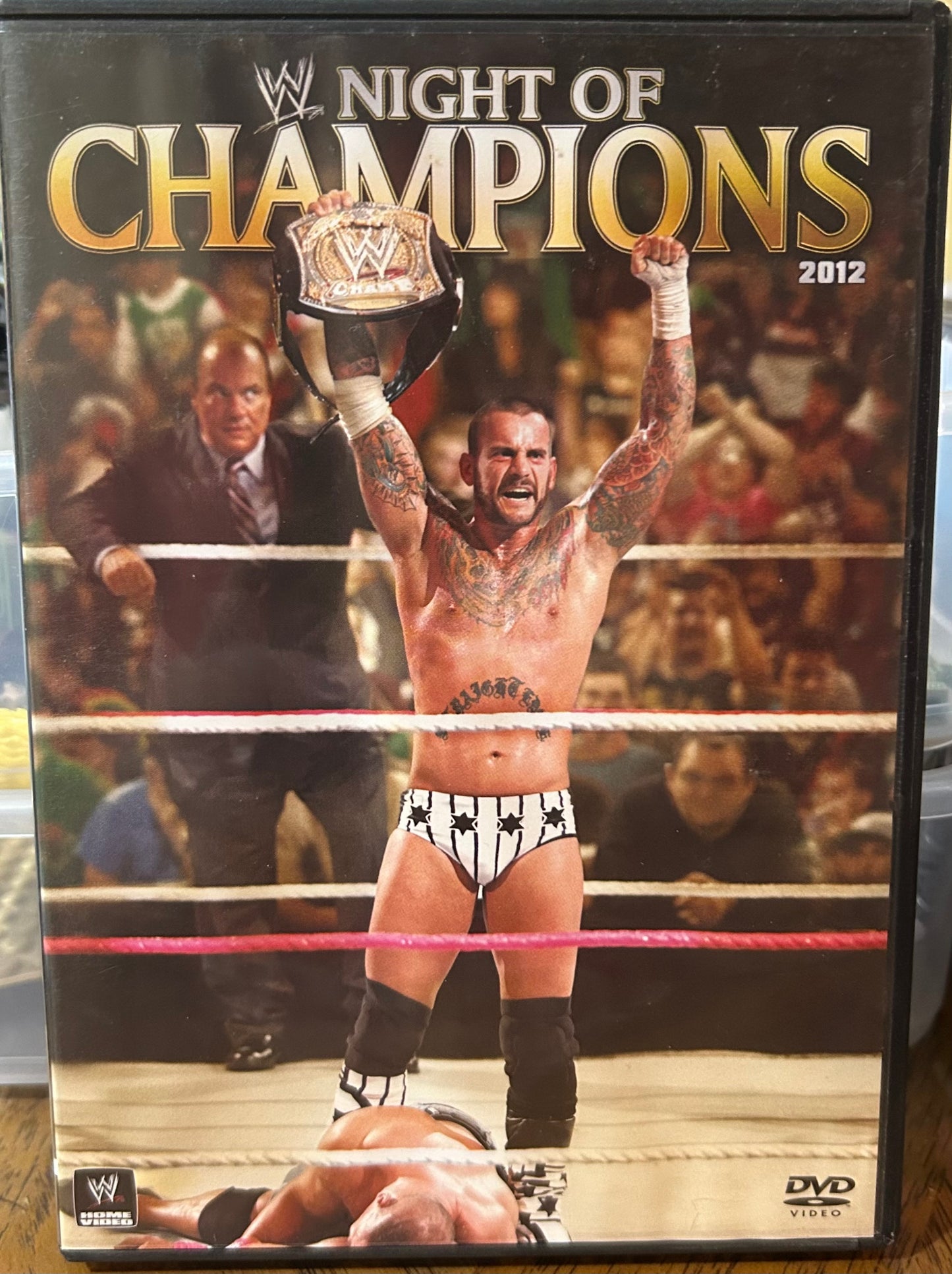 * WWE “Night of Champions 2012” DVD (CM Punk, John Cena, Del Rio & so much more)