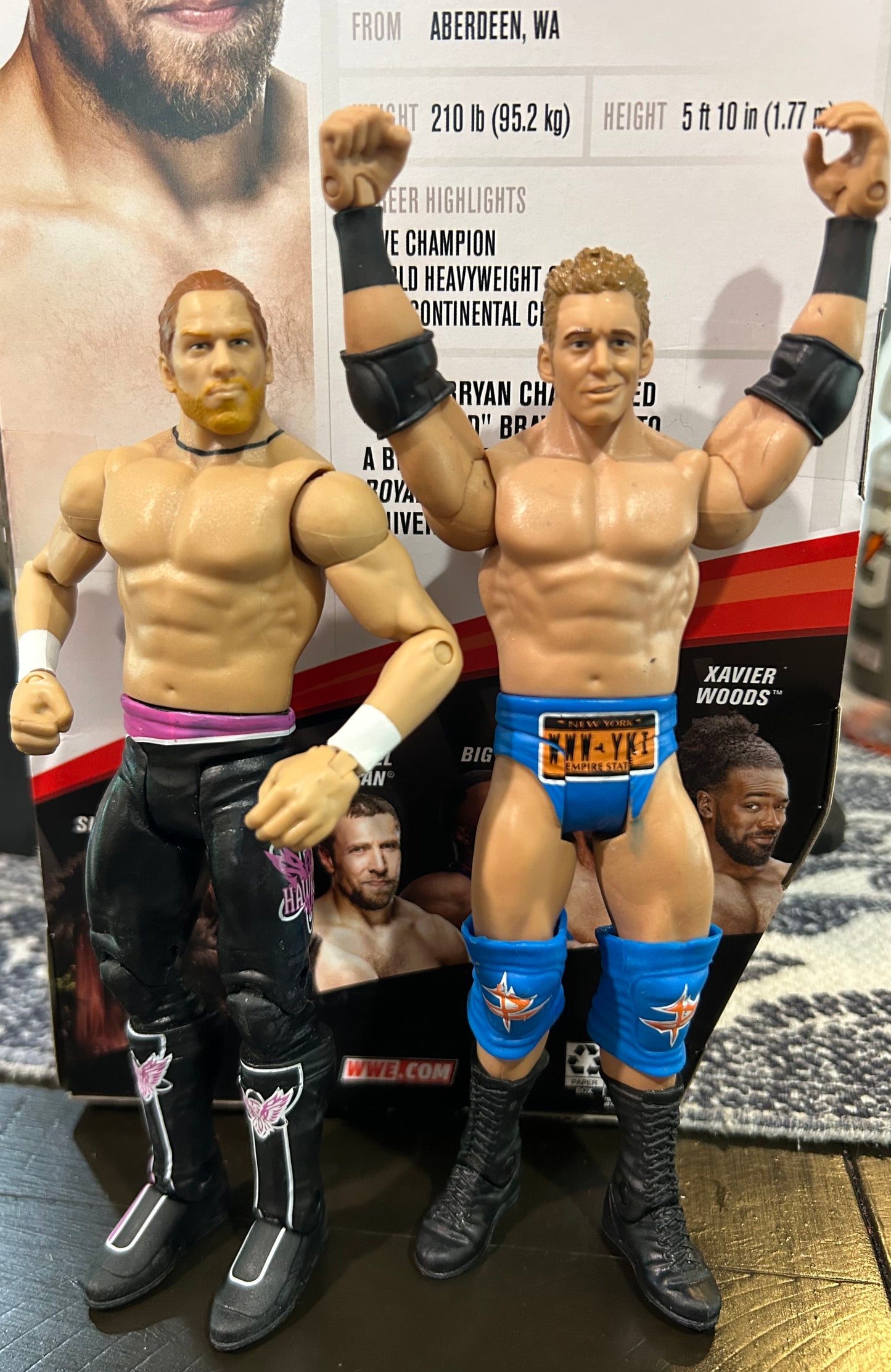 + Curt Hawkins & Zack Ryder WWE Mattel Action Figures