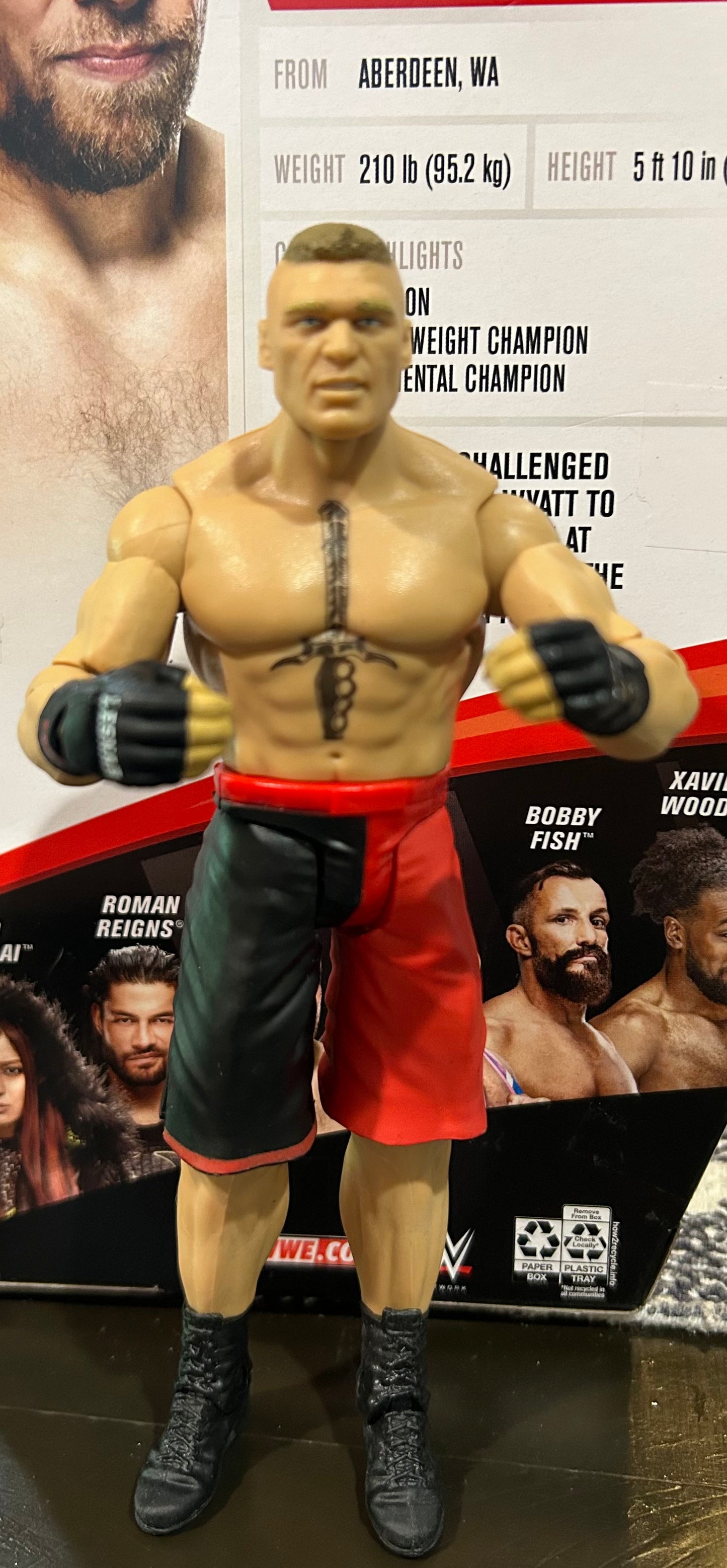 + Brock Lesnar WWE Mattel Action Figure