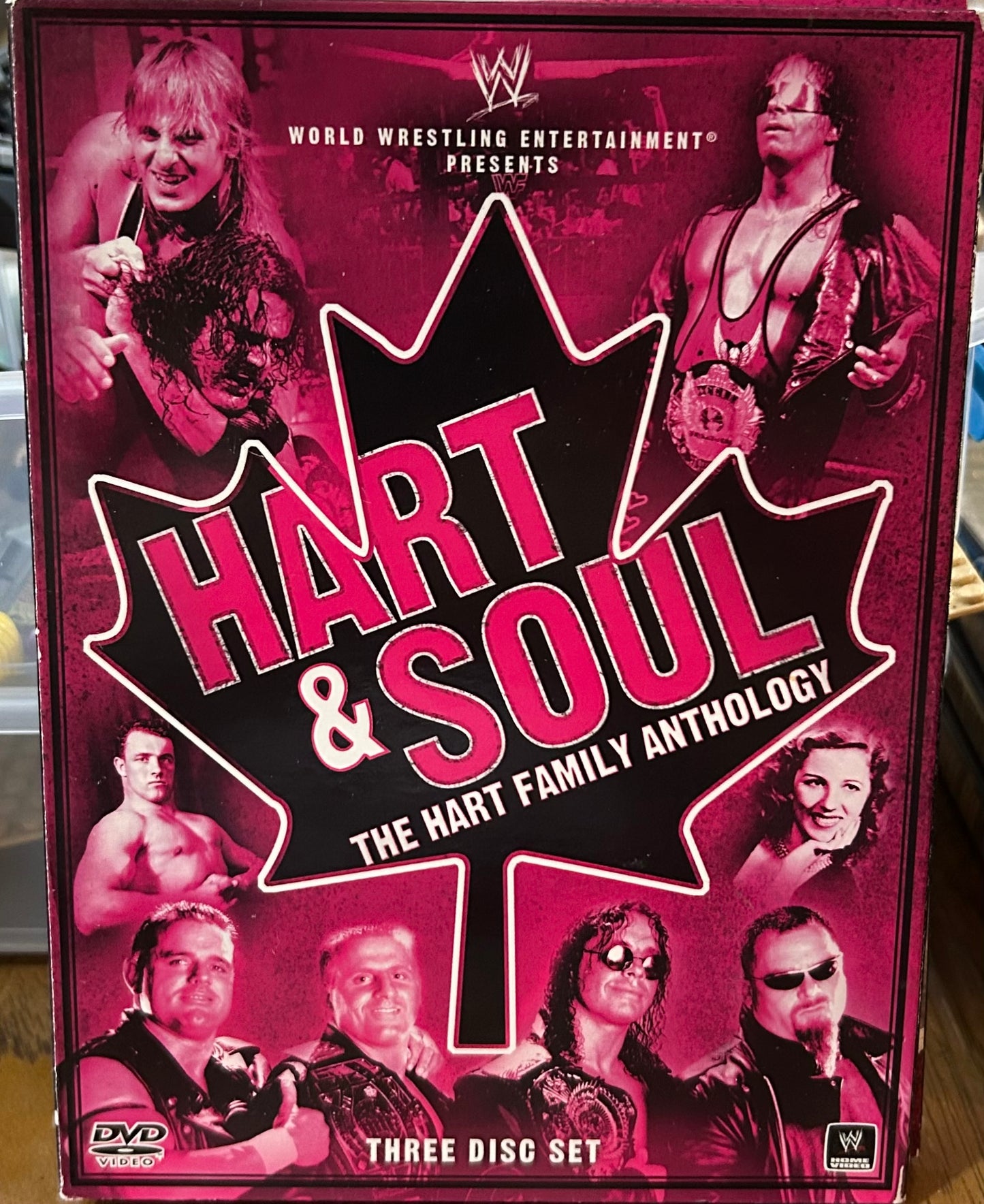 WWE “Hart & Soul, The Hart Family Anthology” DVD (3-Disc set)