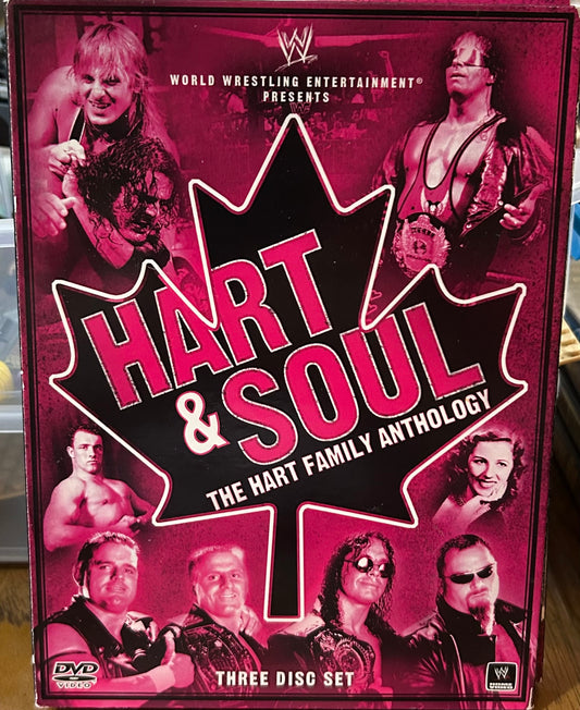 * WWE “Hart & Soul, The Hart Family Anthology” DVD (3-Disc set)