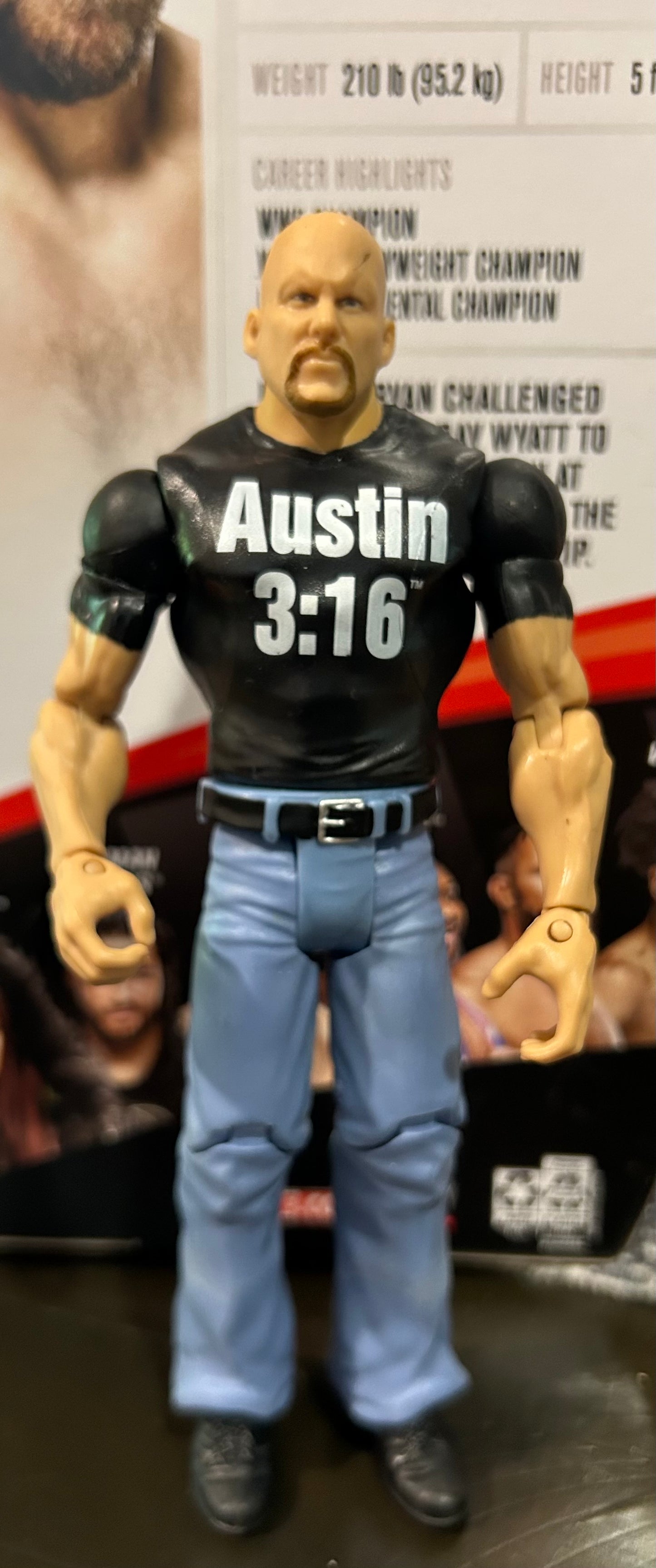 + Stone Cold Steve Austin WWE Mattel Action Figure
