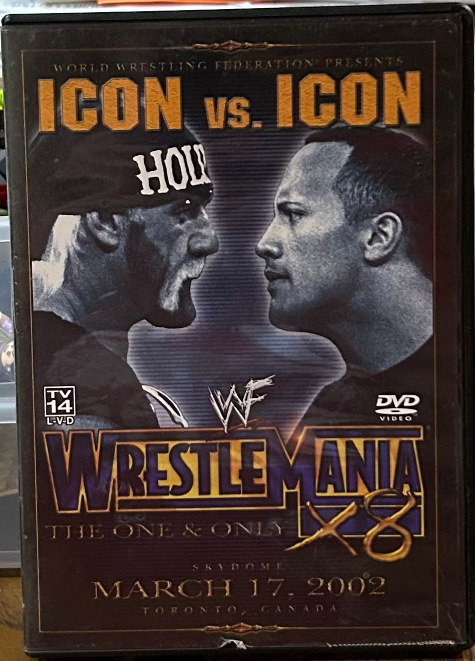 * WWE “Wrestlemania 18” DVD (2-Disc set) ICON vs ICON