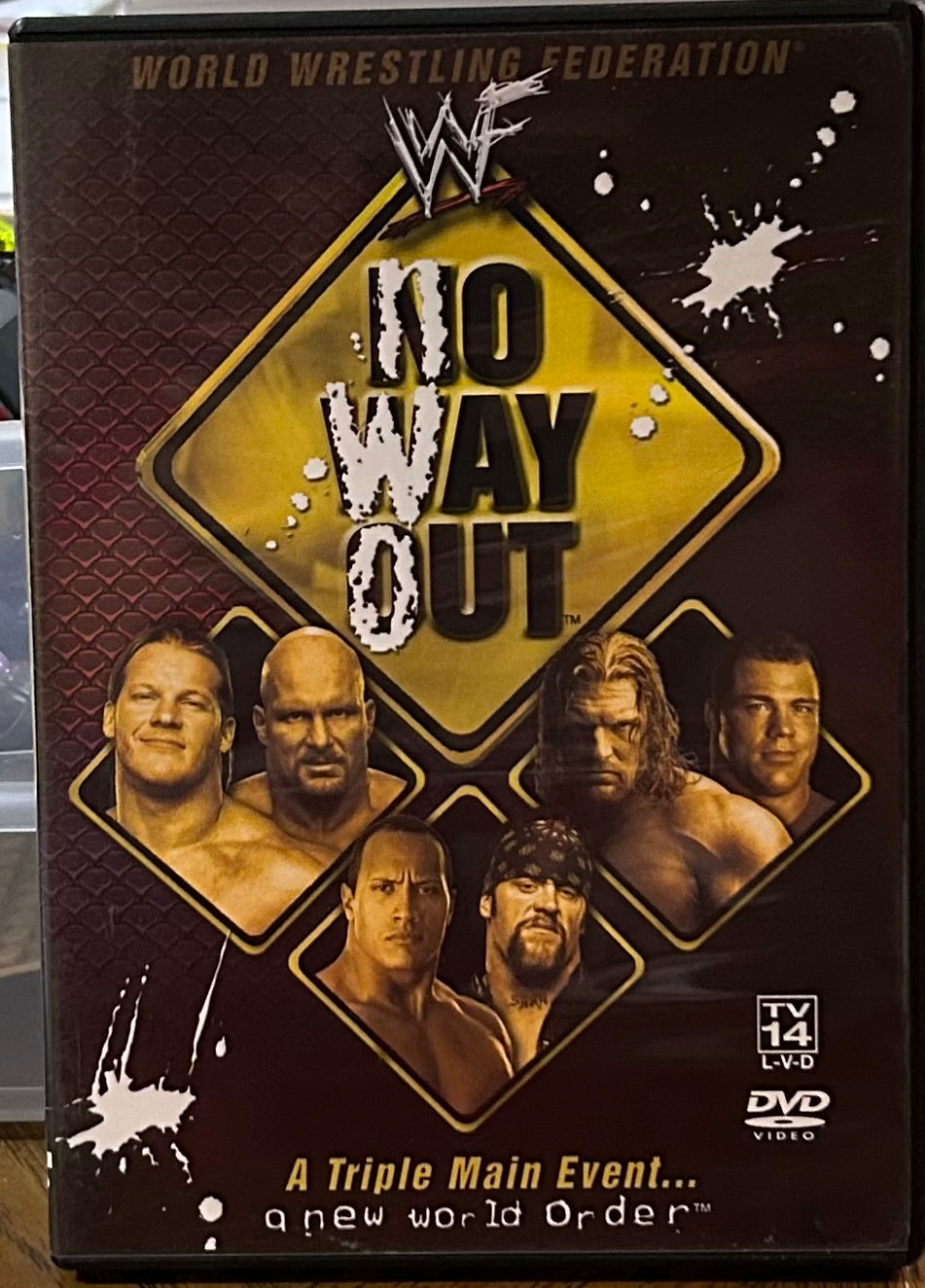 * WWE “No Way Out 2002” DVD (NEW WORLD ORDER