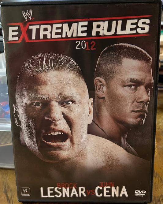 * WWE “Extreme Rules 2012” DVD (John Cena, Brock Lesnar & so much more)