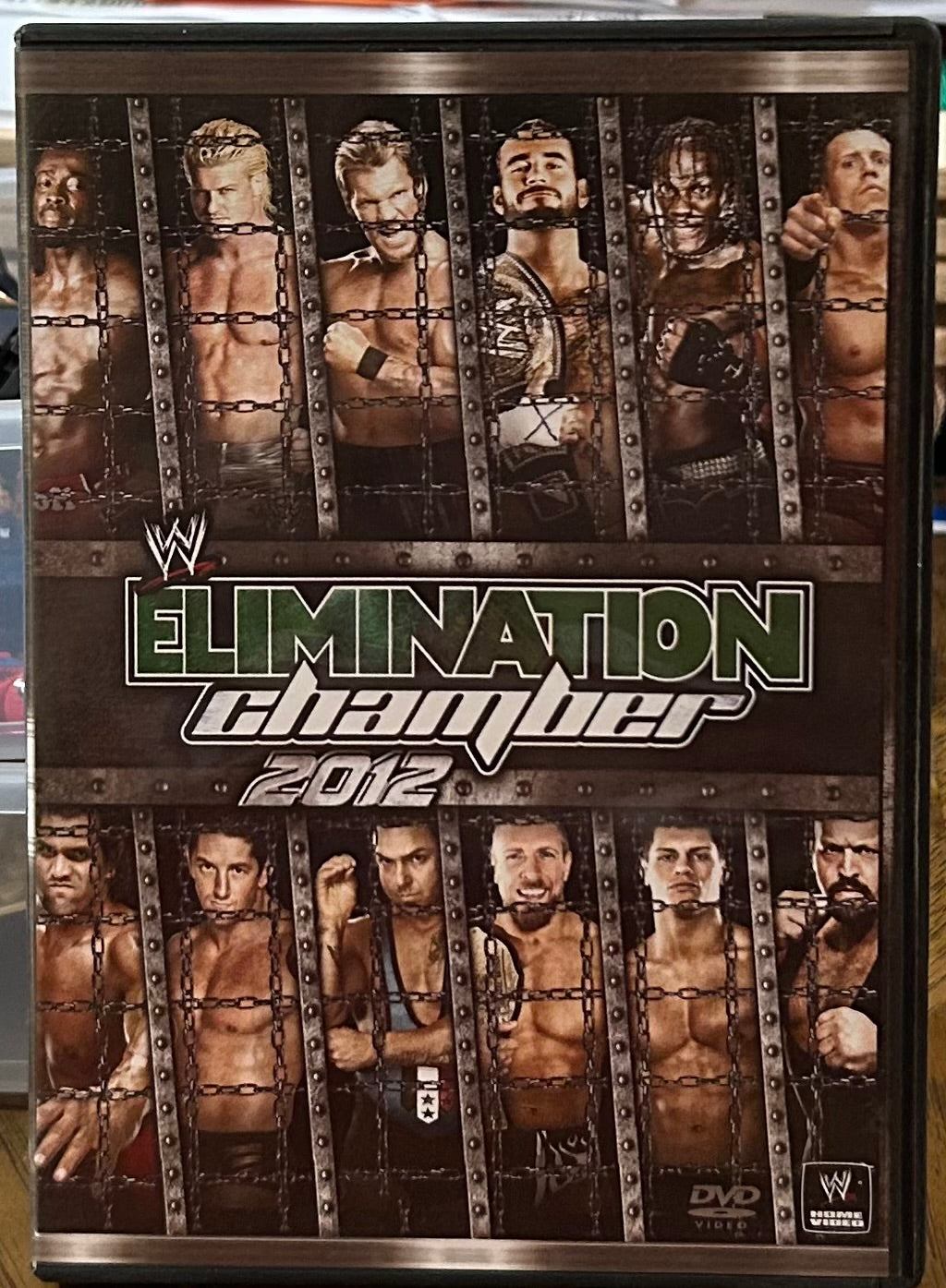 WWE “Elimination Chamber 2012” DVD (CM Punk, John Cena, Kane & so much more)