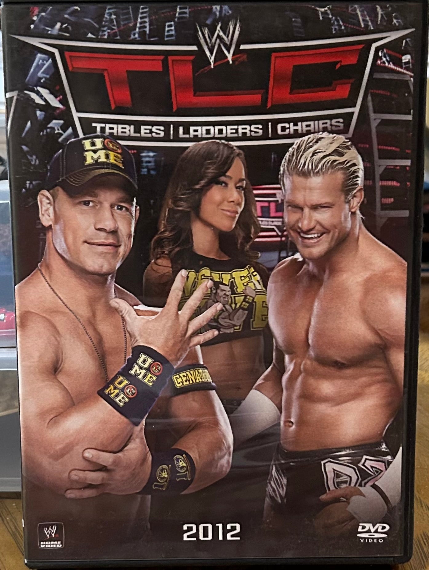 * WWE “TLC Tables, Ladders & Chairs 2012” DVD (John Cena, Ziggler, AJ Lee & so much more)
