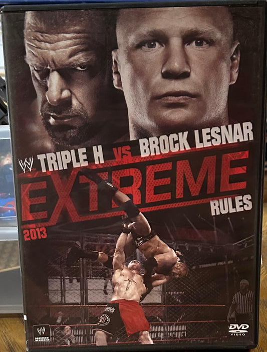 * WWE “Extreme Rules 2013” DVD (Brock Lesnar, Triple H & so much more)