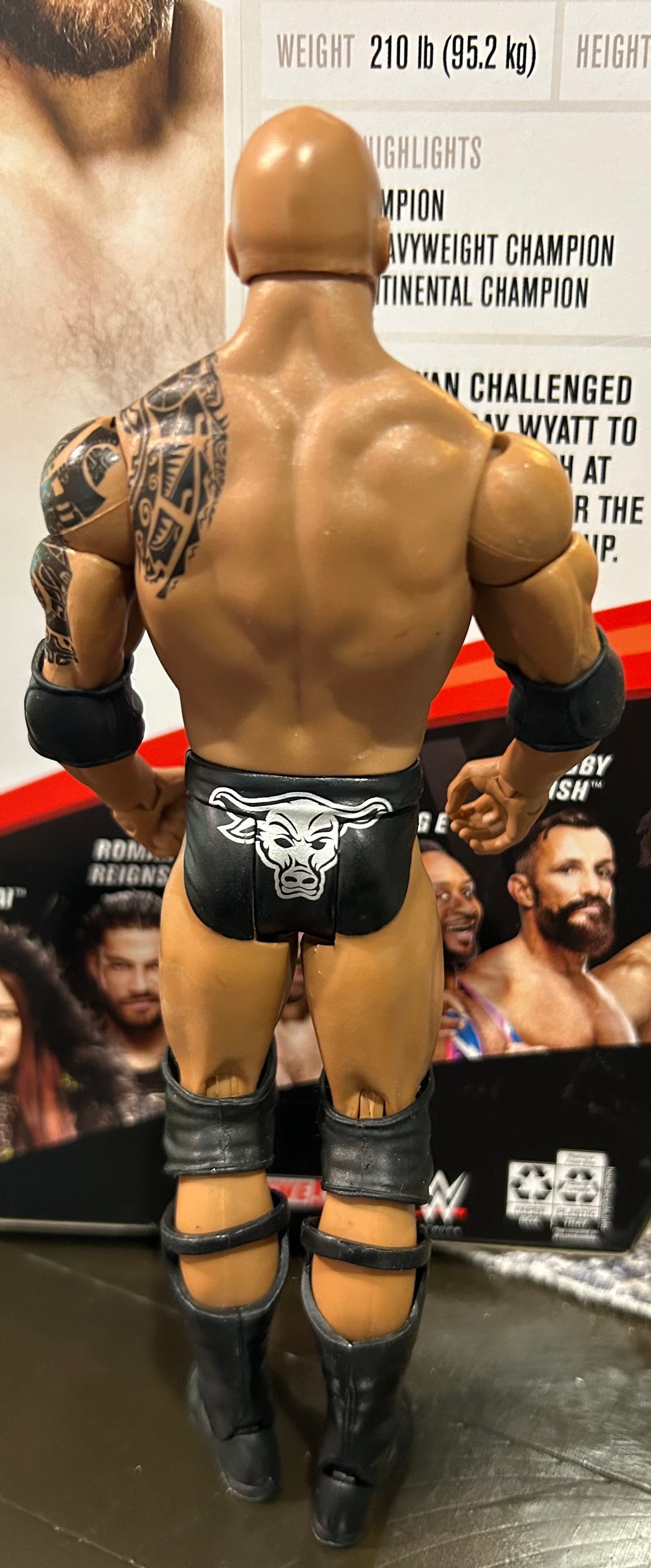 + The Rock WWE Mattel Action Figure
