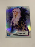 Charlotte Flair 2021 WWE Topps Chrome REFRACTOR Card