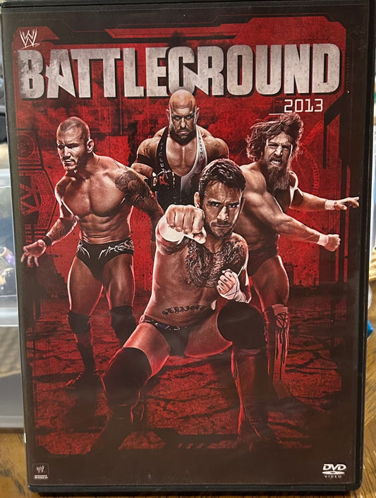 * WWE “Battleground 2013” DVD (CM Punk, Daniel Bryan, Orton & so much more)