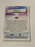 Samoa Joe 2021 WWE Topps Chrome REFRACTOR Card