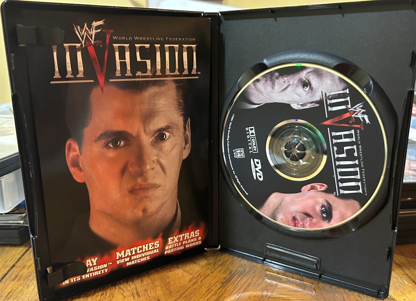 * WWE “Invasion 2001” DVD (Undertaker, Tazz, Austin & so much more)