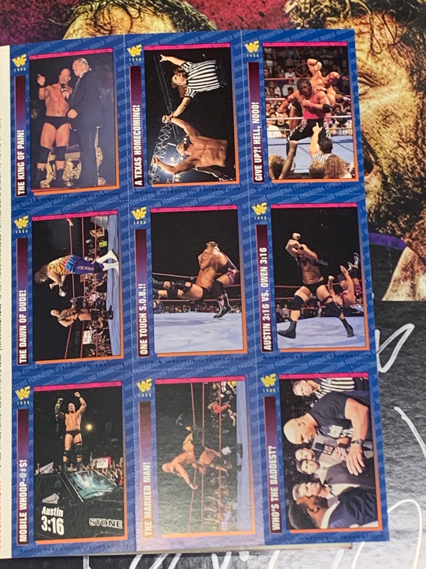 WWE WWF Magazine May 1998 The Undertaker (Includes 9 Cards & Poster)
