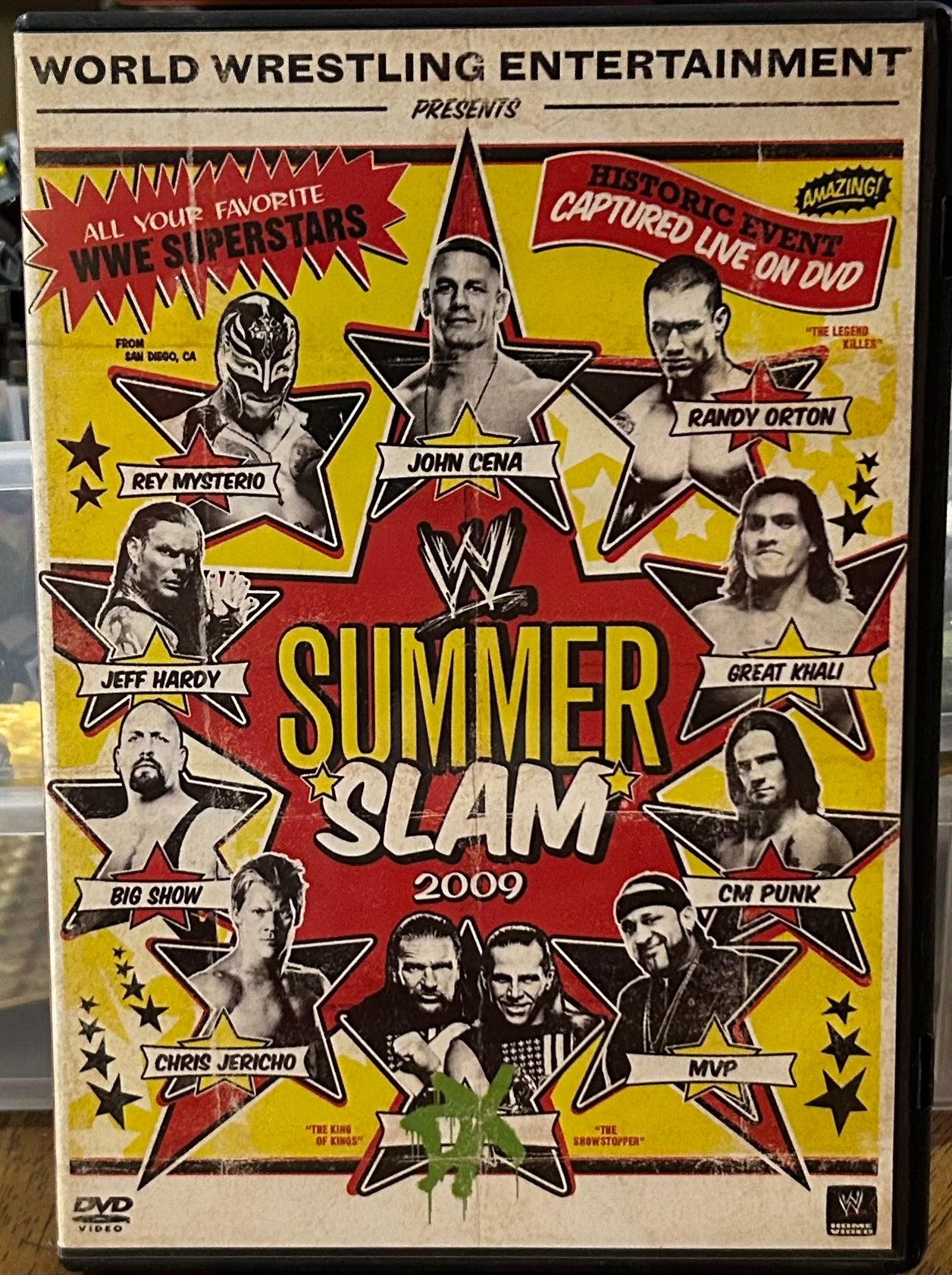 * WWE “Summer Slam 2009” DVD (Cena, Orton, CM Punk & so much more)
