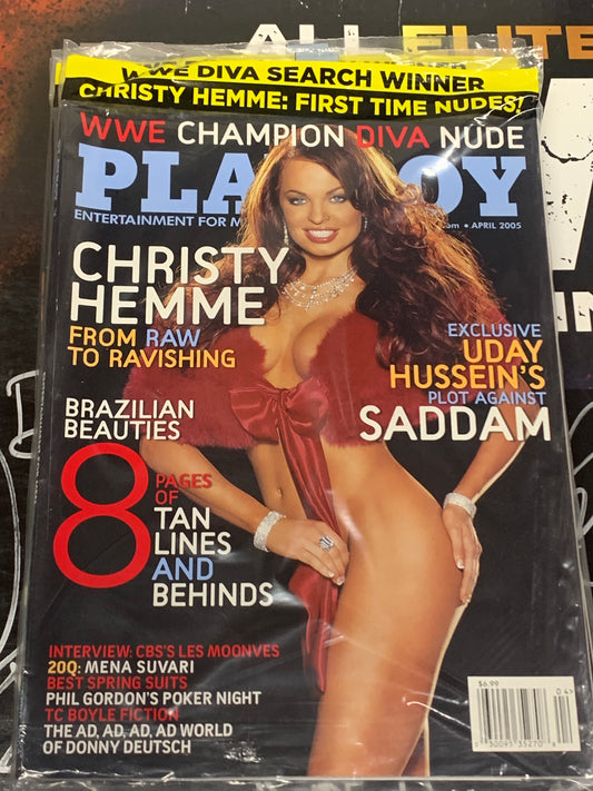 Sealed Playboy WWE CHRISTY HEMME (Brand New, Never Opened)