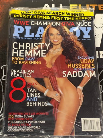 Sealed Playboy WWE CHRISTY HEMME (Brand New, Never Opened)!!!