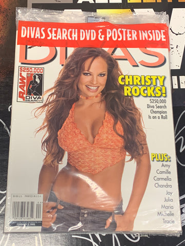 WWE Divas SEALED Magazine CHRISTY HEMME (Divas Search DVD & Poster Inside)!!!