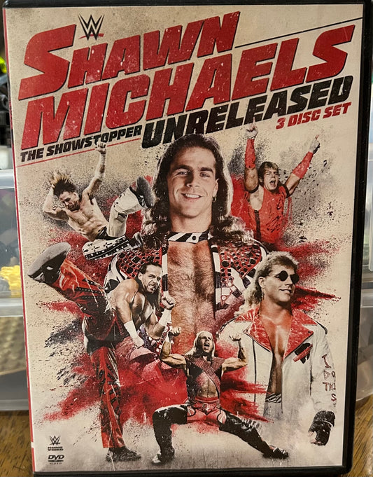 WWE “Shawn Michaels, The Showstopper Unreleased” DVD (3-Disc set)