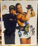 Signed RVD Rob Van Dam & Bill Alfanso 8x10 Color Photo (Comes w/COA)!!!