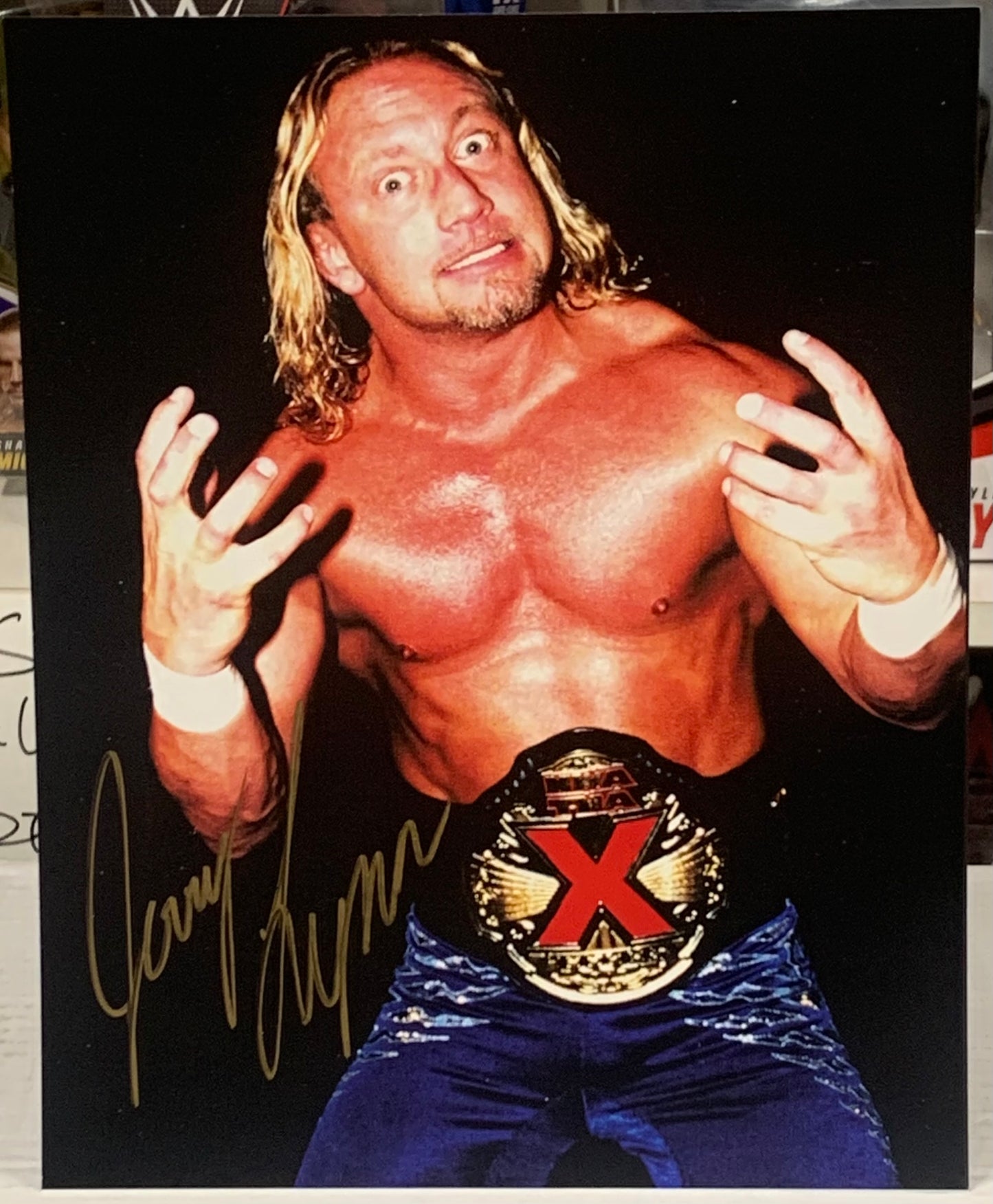 Jerry Lynn Signed 8x10 Color Photo (Comes w/COA)