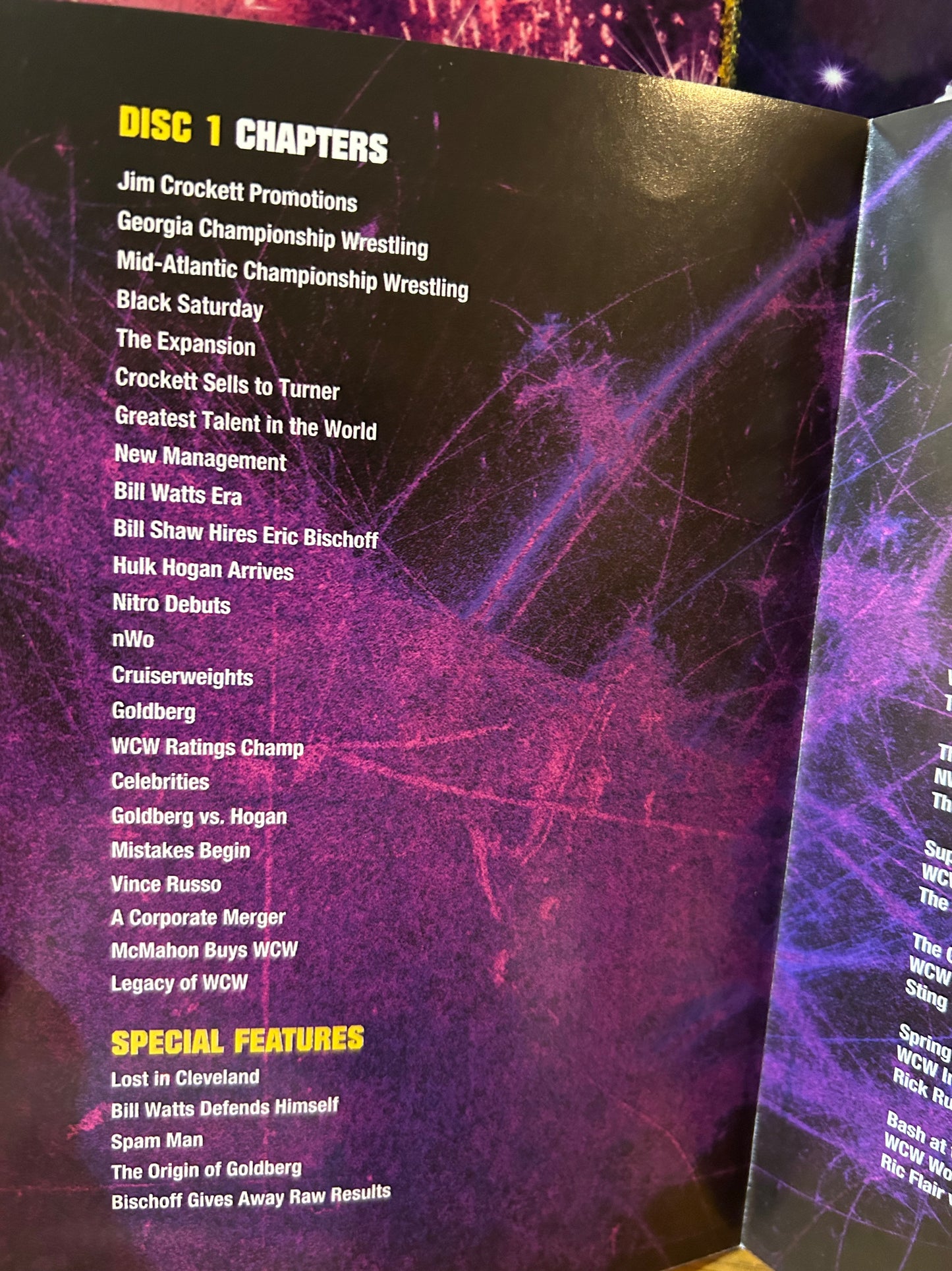 * “The Rise & Fall of WCW” DVD (3-Disc set) (Hulk Hogan, Flair, NWO & so much more)