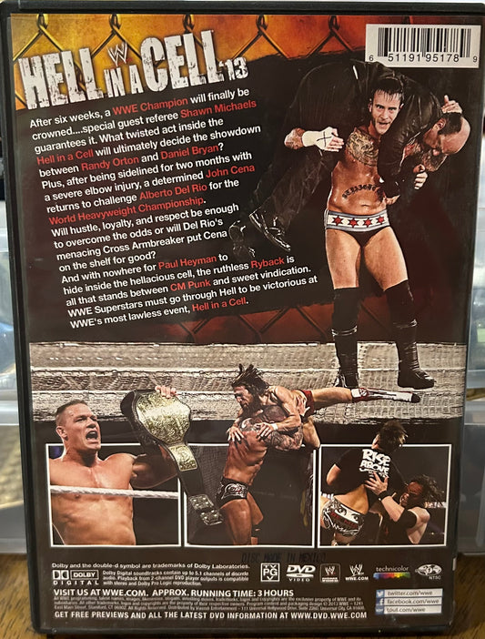 * WWE “Hell in a Cell 2013” DVD (Orton, Uso’s, Cody Rhodes & so much more)