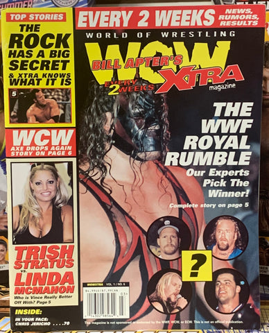 WOW World of Wrestling Xtra Magazine Vol. 1, #6 Kane Austin Trish Undertaker!!!