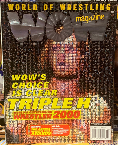 WOW World of Wrestling Magazine February 2001, volume 2, Issue #10 (Triple H)!!!