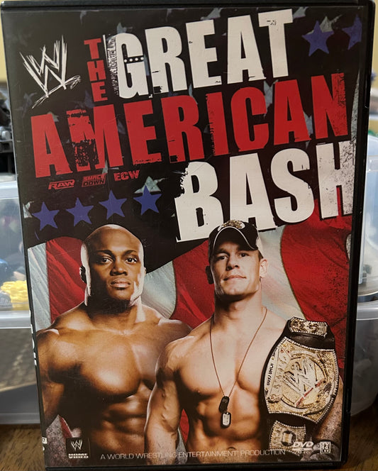* WWE “The Great American Bash 2007” DVD (CM Punk, Cena, Batista & so much more)