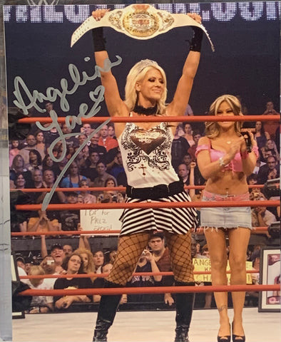 Angelina Love Signed 8x10 Color Photo (Comes w/COA)