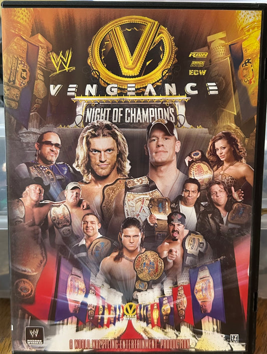 * WWE “Vengeance, Night of Champions 2007” DVD (Orton, Cena, Edge, Batista & so much more)